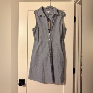 POPSUGAR Monochrome Striped Dress